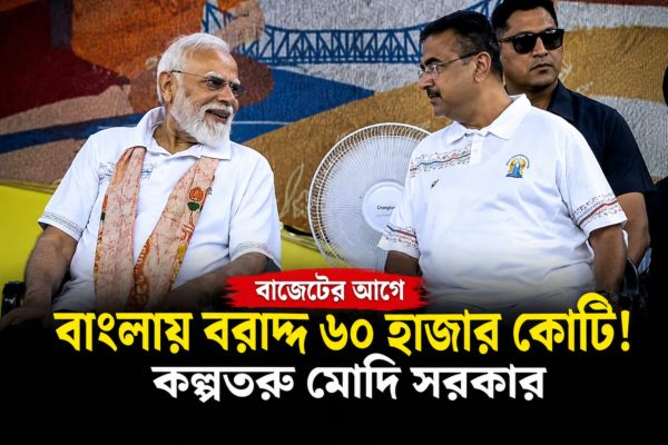 বাংলার জন্য ৬০ হাজার কোটি টাকার বরাদ্দ! বাজেটের আগে বড় বার্তা মোদির